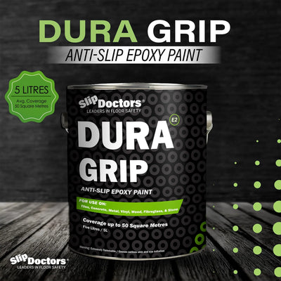 Dura Grip Clear Anti-Slip Epoxy Floor Paint Kit