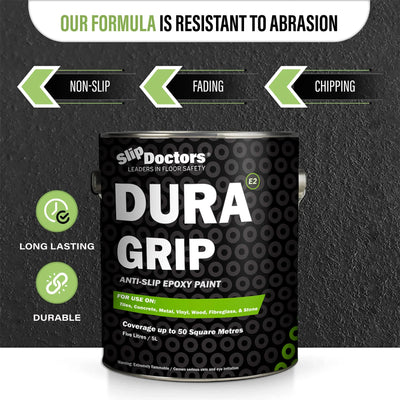 Dura Grip Clear Anti-Slip Epoxy Floor Paint Kit